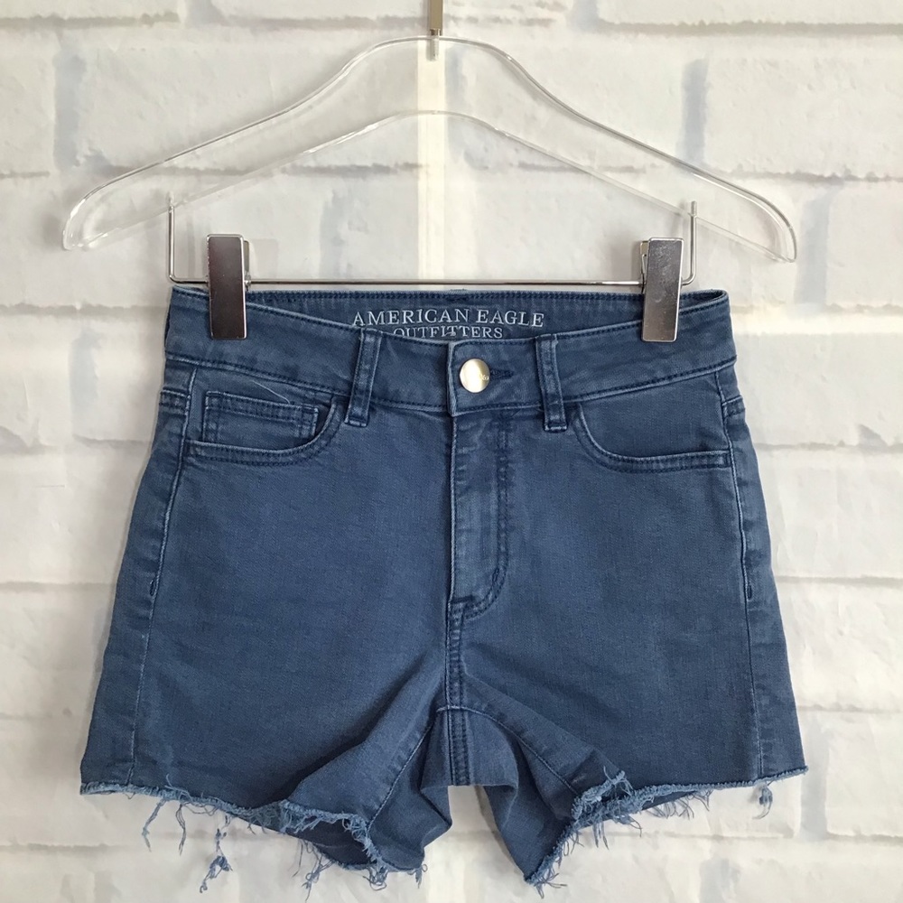 American Eagle Outfitters High Rise Shortie Shorts Sz.‎ 0